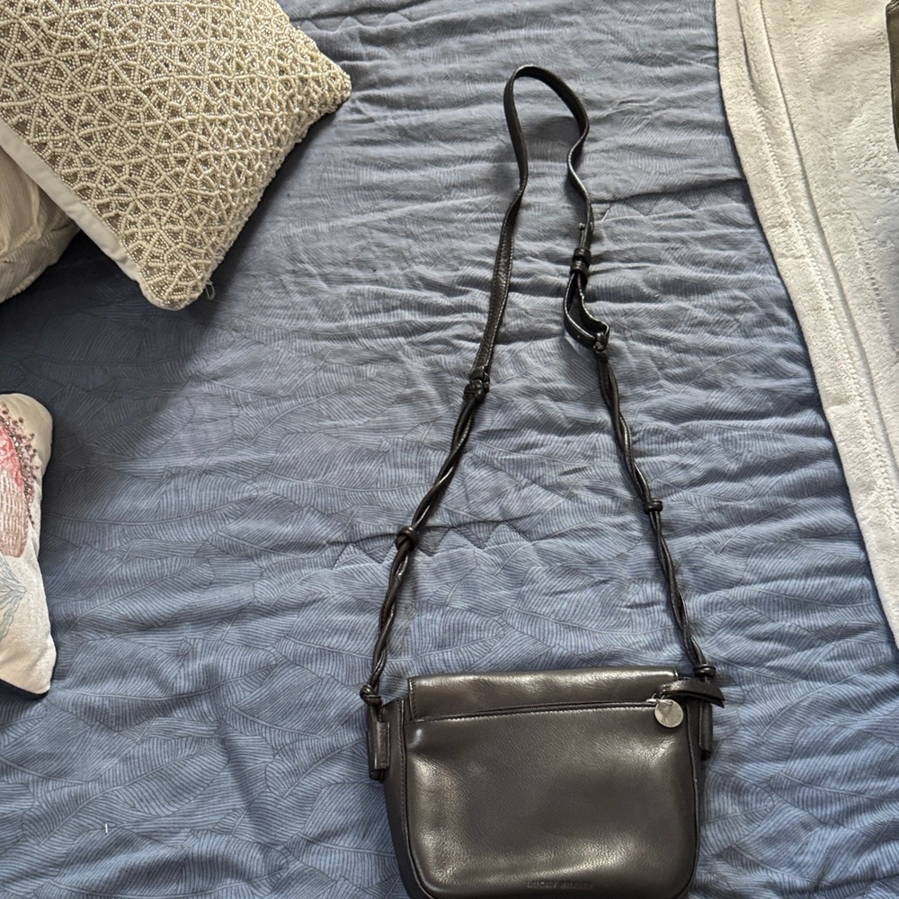 Lucky Brand Black Leather Crossbody Bag